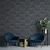 Produktbild 4 för DUTCH WALLCOVERINGS Tapet Onyx antracit och guld