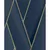 Produktbild 2 för DUTCH WALLCOVERINGS Tapet Geometric blå och guld