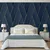 Produktbild 3 för DUTCH WALLCOVERINGS Tapet Geometric blå och guld