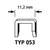 Produktbild 2 för wolfcraft Breda häftklammer Type 053 2000 st 6 mm 7025000