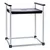 Produktbild 2 för RIDDER Badrumspall Zac XXL svart PU/aluminium