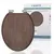 Produktbild 12 för SCHÜTTE Toalettsits mjuk stängning DARK WOOD MDF