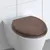 Produktbild 4 för SCHÜTTE Toalettsits mjuk stängning DARK WOOD MDF