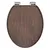 Produktbild 8 för SCHÜTTE Toalettsits mjuk stängning DARK WOOD MDF