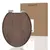 Produktbild 10 för SCHÜTTE Toalettsits mjuk stängning DARK WOOD MDF