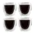 Produktbild 4 för HI Dubbelväggade espressomuggar 4 st 80 ml genomskinlig