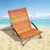Produktbild 2 för HI Hopfällbar strandstol orange 65x55x25/65cm