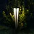 Produktbild 2 för HI Soldriven LED-trädgårdslampa med markspett 75 cm svart