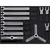 Produktbild 3 för KS Tools Universell avdragarsats 12 delar 100-260 mm 700.1300