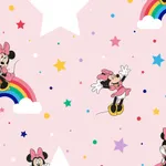 Kids at Home Tapet Rainbow Minnie rosa