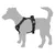 Produktbild 5 för FLAMINGO Hundsele Balou svart S 40-55 cm 20mm