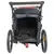 Produktbild 4 för Animal Boulevard 2-i-1-cykelvagn för husdjur M 123x57x77 cm