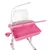 Produktbild 5 för Vipack Justerbart skrivbord för barn med stol Comfortline 301 rosa vit