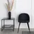 Produktbild 3 för Venture Home Matstolar 2 st Velvet polyester svart