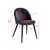 Produktbild 12 för Venture Home Matstolar 2 st Velvet polyester svart