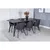 Produktbild 4 för Venture Home Matstolar 2 st Velvet polyester svart