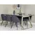 Produktbild 9 för Venture Home Matstolar 2 st Velvet polyester svart