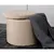 Produktbild 3 för Venture Home Sittpuff Dunken 51x51x43 cm teddy beige