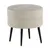 Produktbild 7 för Venture Home Sittpuff Pot 40x40x40 cm sammet svart och ljusbeige