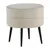 Produktbild 10 för Venture Home Sittpuff Pot 40x40x40 cm sammet svart och ljusbeige
