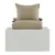 Produktbild 4 för Venture Home Bäddset Joar 200x150 cm bomull sand