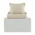 Produktbild 4 för Venture Home Bäddset Lias 200x150 cm bomull beige