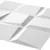 Produktbild 3 för WallArt Väggpanel 3D Oberon 12 st GA-WA21