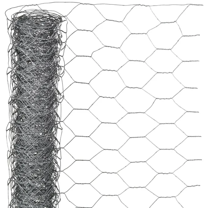 Nature Ståltrådsnät hexagonalt 1x10 m 40 mm galvaniserat stål