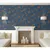 Produktbild 6 för DUTCH WALLCOVERINGS Tapet Flower mörkblå och brons