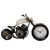 Produktbild 2 för Gifts Amsterdam Bordsklocka Motor metall gräddvit/svart 35x13x17,5 cm