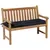 Produktbild 2 för Madison Bänkdyna Basic 120x48 cm svart