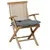Produktbild 2 för Madison Stolsdyna Toscane Basic 46x46 cm grå