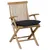 Produktbild 2 för Madison Stolsdyna Toscane Basic 46x46 cm svart