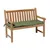 Produktbild 2 för Madison Bänkdyna Basic 120x48 cm grön