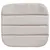 Produktbild 2 för Madison Stolsdyna Panama 40x40 cm benvit