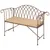 Produktbild 2 för Esschert Design Bänkdyna 98,5x39,5 cm beige MF019