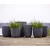 Produktbild 6 för Capi Kruka Waste Smooth 35x34 cm grå
