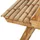 Picknickbord 120x120x78 cm bambu