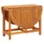 Produktbild 6 för Trädgårdsbord 130x90x72 cm massivt akaciaträ