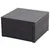 Produktbild 3 för Fotpall ottoman 53x53x30 cm konstrotting brun 