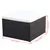 Produktbild 4 för Fotpall ottoman 53x53x30 cm konstrotting brun 