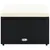 Produktbild 2 för Fotpall ottoman 53x53x30 cm konstrotting svart 