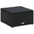 Produktbild 5 för Fotpall ottoman 53x53x30 cm konstrotting svart 