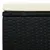 Produktbild 6 för Fotpall ottoman 53x53x30 cm konstrotting svart 