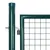 Produktbild 4 för Trädgårdsgrind stål 306x150 cm grön
