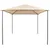 Produktbild 2 för Paviljong 3x3 m stål beige