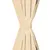 Produktbild 3 för Gardiner i microsatin 2 st med öglor 140x245 cm beige