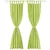 Produktbild 2 för Gardiner i microsatin 2 st med öglor 140x225 cm grön