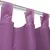 Produktbild 4 för Gardiner i microsatin 2 st med öglor 140x175 cm lila