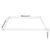 Produktbild 4 för Bordsskiva härdat glas 800x800 mm kvadratisk